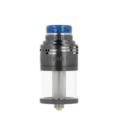 Steam Crave's Supreme V4 RDTA aromamizer in Gunmetal