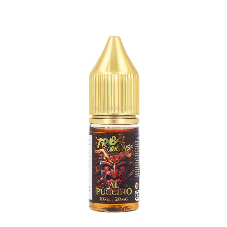 The Tribal Force Origins Al Puccino e-liquid in 10ml and with 20mg/ml of nicotine salts