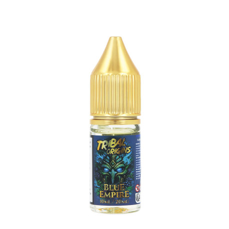 The Tribal Force Origins Blue Empire e-liquid in 10ml and with 20mg/ml of nicotine salts
