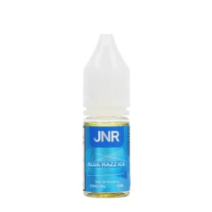JNR's Blue Razz Ice eliquid in 10ml with sals of nicotine