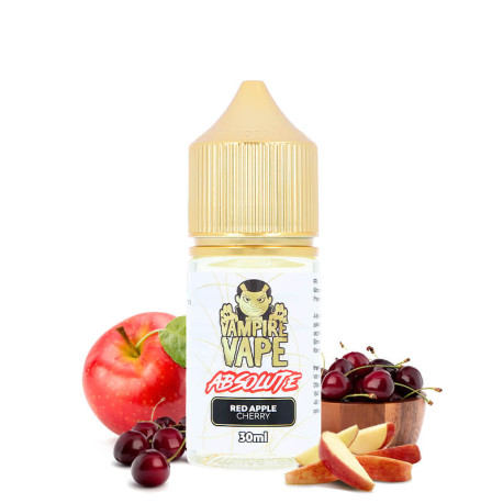 Vampire Vape's Absolute Red Apple Cherry concentrate in 30ml