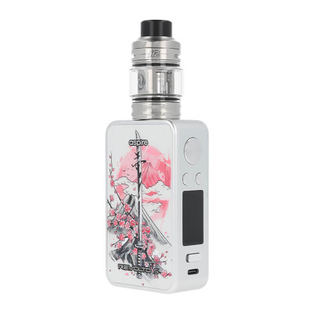 Aspire's Revolto S kit in Silver Katana Blossom