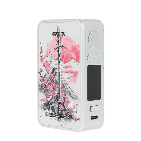 Aspire's Revolto S mod in Silver Katana Blossom
