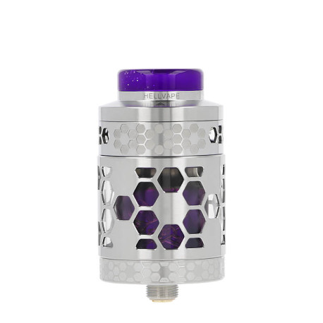 Hellvape's Dead Rabbit 4 RTA Pro atomizer in Acier Purple
