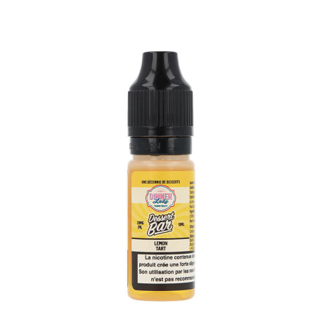 Dinner Lady's Lemon Tart Salt Nic e-liquid in 10ml and with 20mg/ml nicotine salts