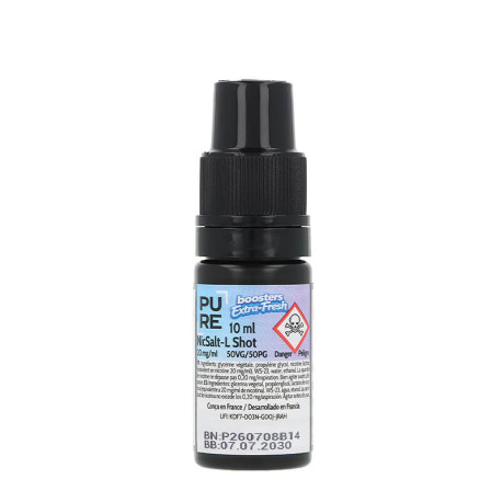 PURE's Extra Fresh 50/50 Nicotine Salt Booster
