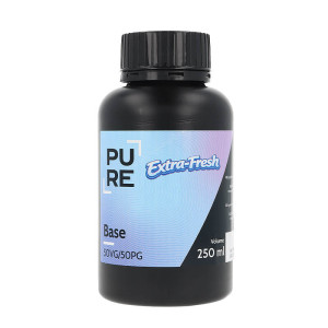 PURE's Extra Fresh 250ml DIY Base Liquid in 50PG/50VG