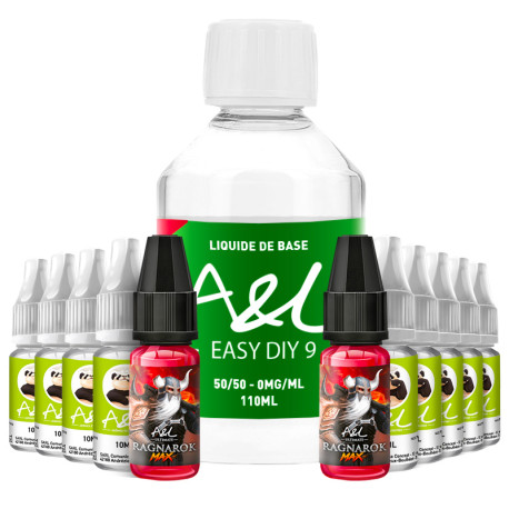 A&L's MAX Ragnarok 200ml DIY Pack in 9mg/ml