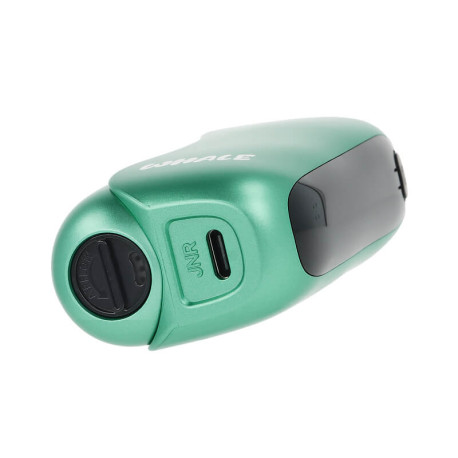 The USB-C port of JNR's Whale Passion Fruit Kiwi 38K puff