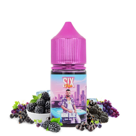 Levest's SIX Vape Miami Blue concentrate in 30ml