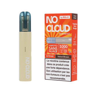 RELX's No Cloud Velvet Brown Intense podmod and its cartridge
