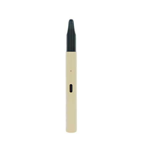 The USB-C port of RELX's No Cloud Velvet Brown Intense podmod