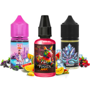 The three concentrates of A&L's DIY Pack of the Month - October 2026