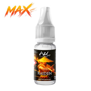 The A&L Raiden MAX Nicotine Salts e-liquid in 10ml