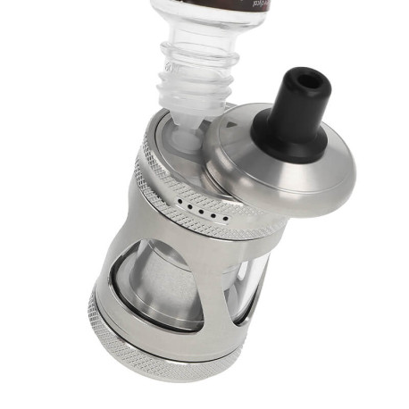 The filling of Lost Vape's Centaurus Nano MTL clearomizer