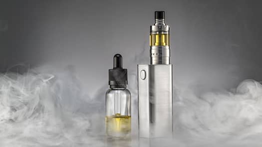 E-cigarette kit with e-liquid