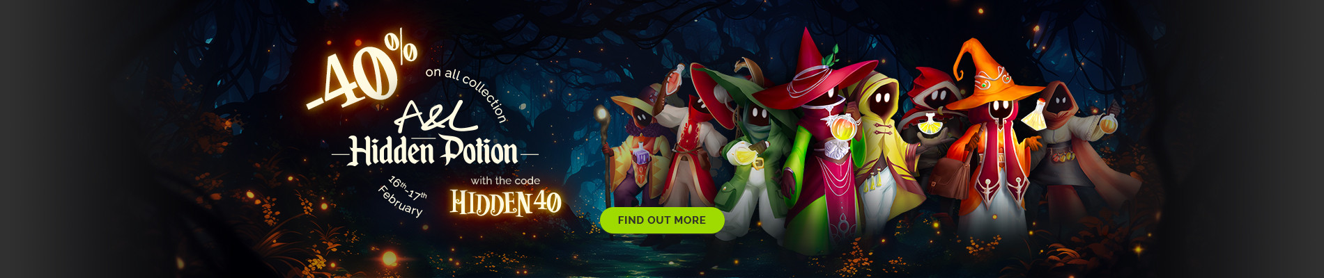 -40% on all Hidden Potion collection