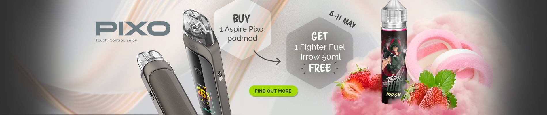 Buy 1 pixo get 1 irrow