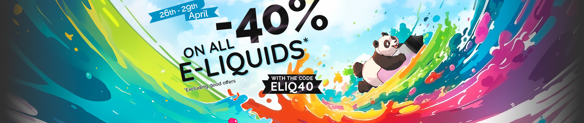 -40% on eliquids