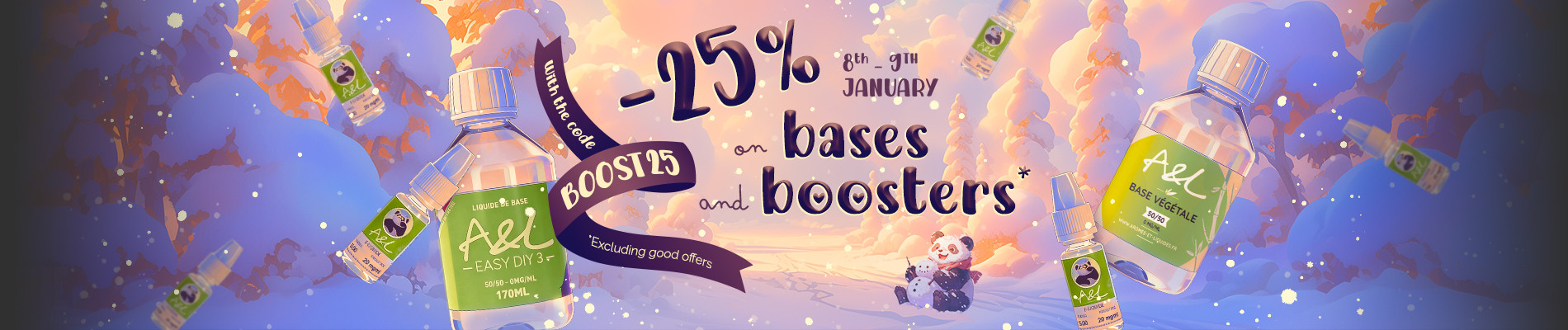 -25% on bases and boosters