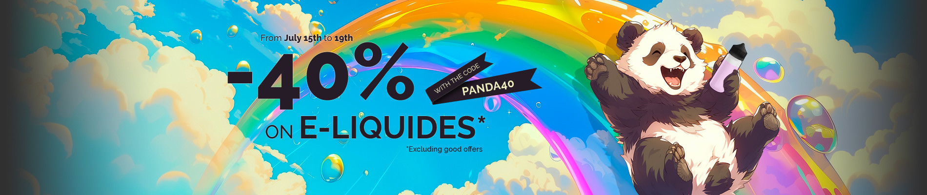 -40% on eliquids