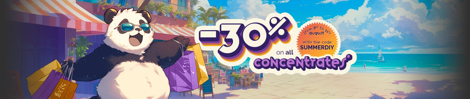 30% on all concentrates