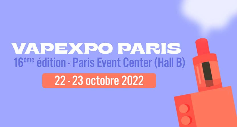 Vapexpo Paris 2022 : une 16ème édition avec une belle surprise !