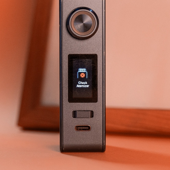 Que veut dire le message « check atomizer » et comment résoudre le problème ?