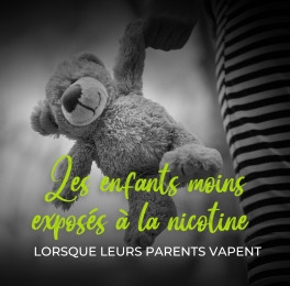 Vapotage passif : passer à la vape réduit considérablement l’exposition des enfants à la nicotine