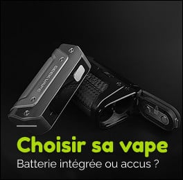 Batterie intégrée ou accu amovible : comment choisir sa cigarette électronique ? 