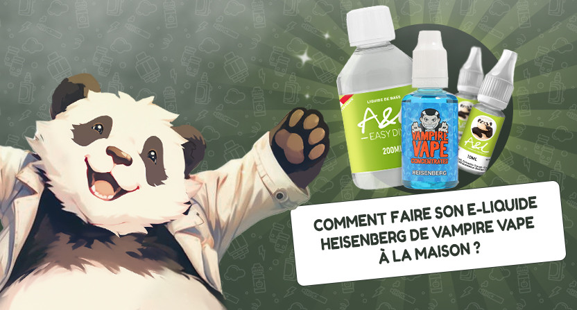 Comment faire son e-liquide Heisenberg de Vampire Vape à la maison ?