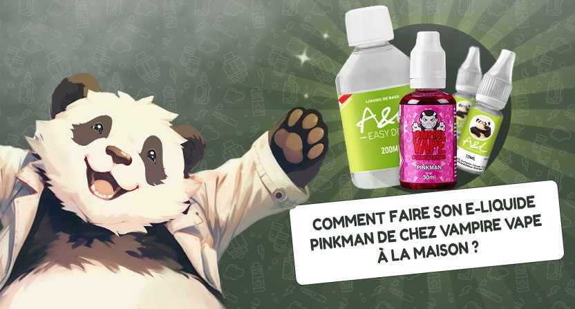 Comment faire son e-liquide Pinkman de chez Vampire Vape à la maison ?