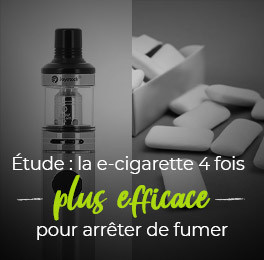 La cigarette électronique quatre fois plus efficace que les substituts nicotiniques