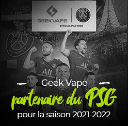 Geek-Vape, partenaire du PSG pour la saison 2021-2022