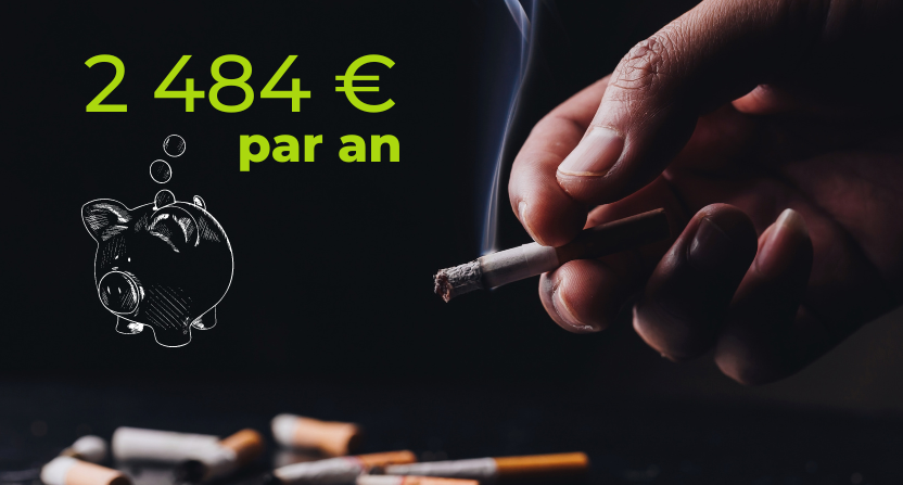 Le budget annuel d'un fumeur s'élève à 2 484 euros par an en moyenne selon une étude d'Alliance Contre le Tabac