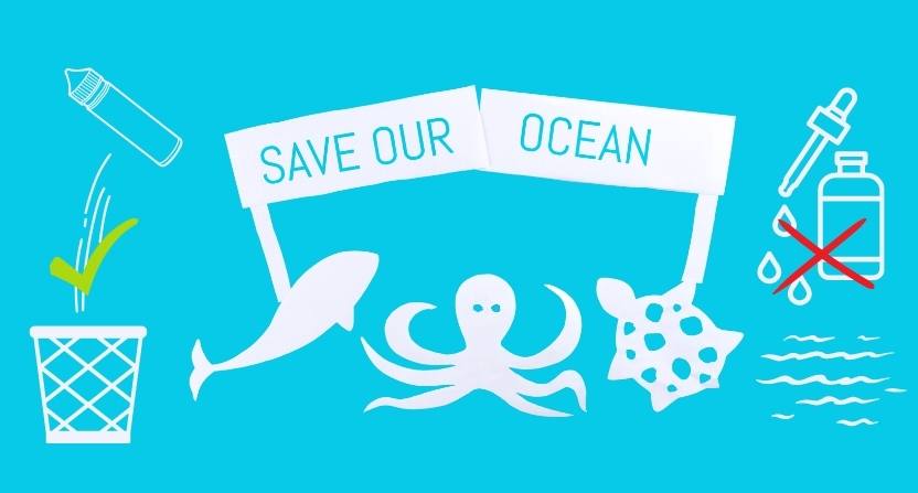 Sauvez les océans : ne laissez pas vos produits de vape sur la plage !