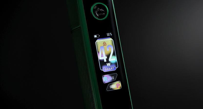 L'écran du pod Drag X3 de Voopoo