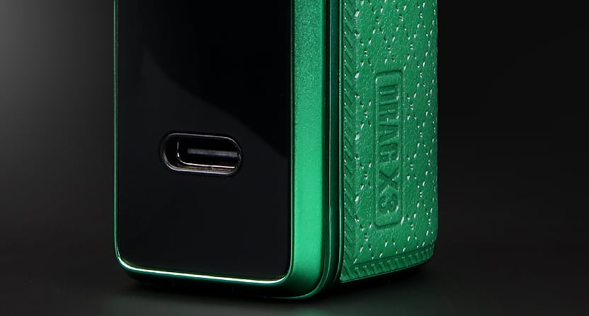 Le port USB-C du pod Drag X3 de Voopoo