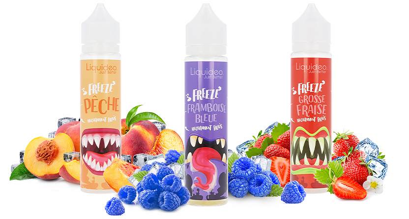 Gamme de E-liquides 50ml - Freeze Liquideo