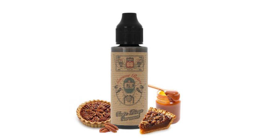 E-liquide Tarte Pécan Caramel 100ml Retro - Juice 66