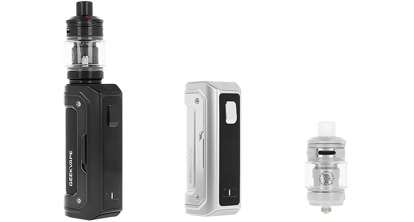 Kit Aegis Mini 5 - Geekvape : Box Aegis Mini 5 - Geekvape et Clearomiseur Z Nano 3 - Geekvape