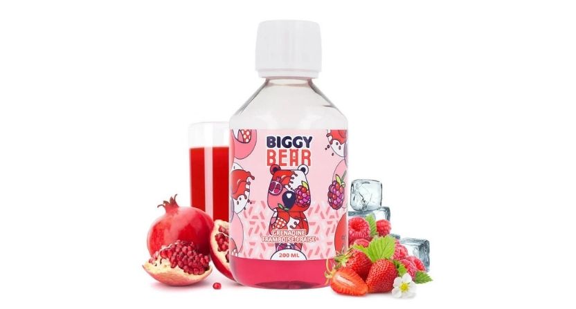 Grenadine Framboise Fraise 200ml Biggy Bear - Secret's Lab