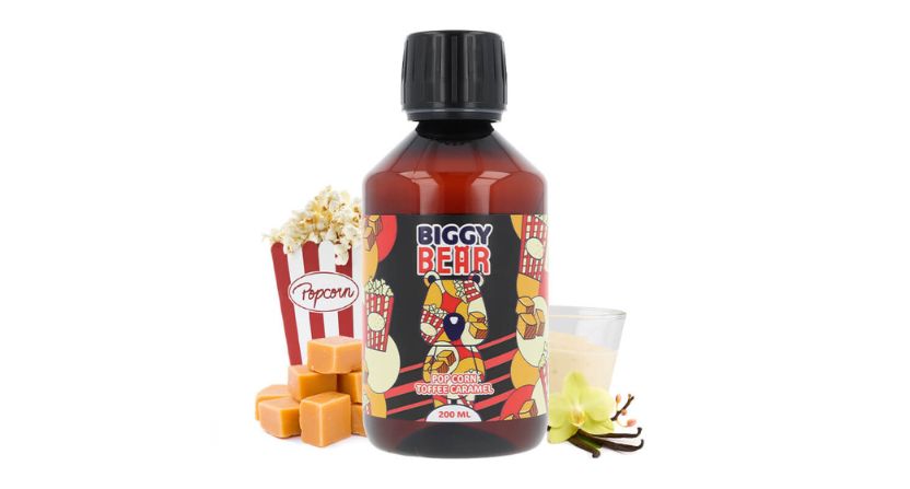 Pop Corn Toffee Caramel 200ml Biggy Bear - Secret's Lab