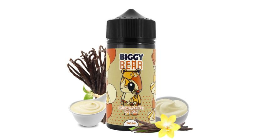 Smooth Vanilla Custard 200ml - Biggy Bear