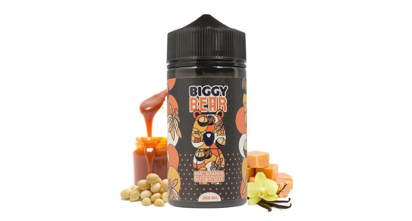 Macadamia Nut Britlle 200ml - Biggy Bear