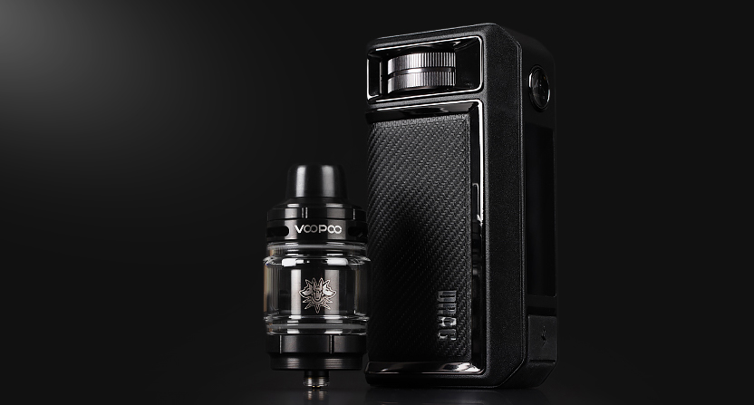 La box Drag 6 et le clearomiseur uforce-x II de Voopoo