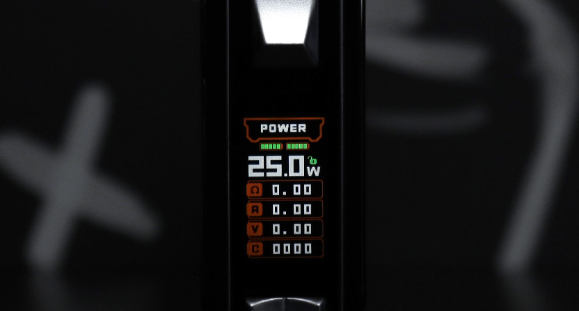Aperçu du mode Wattage - ici "Power" - sur la box Legend 2 L200 par Geek Vape