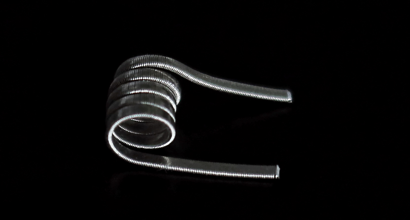 Un coil en fil plat, simple