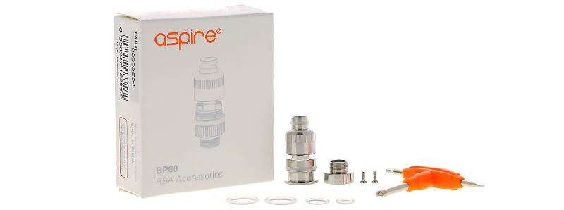 Contents of the box of Aspire's BP80 RBA deck