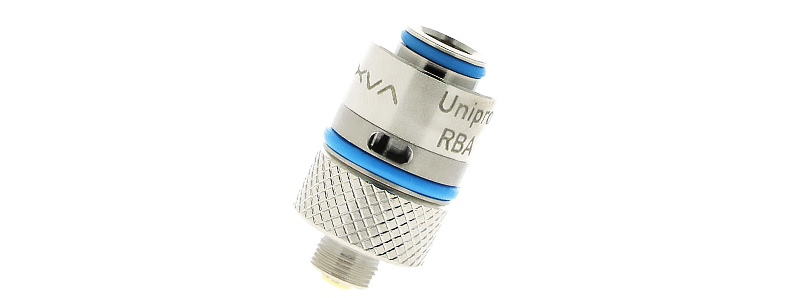 The air intake of the Unipro RBA Velocity by Oxva